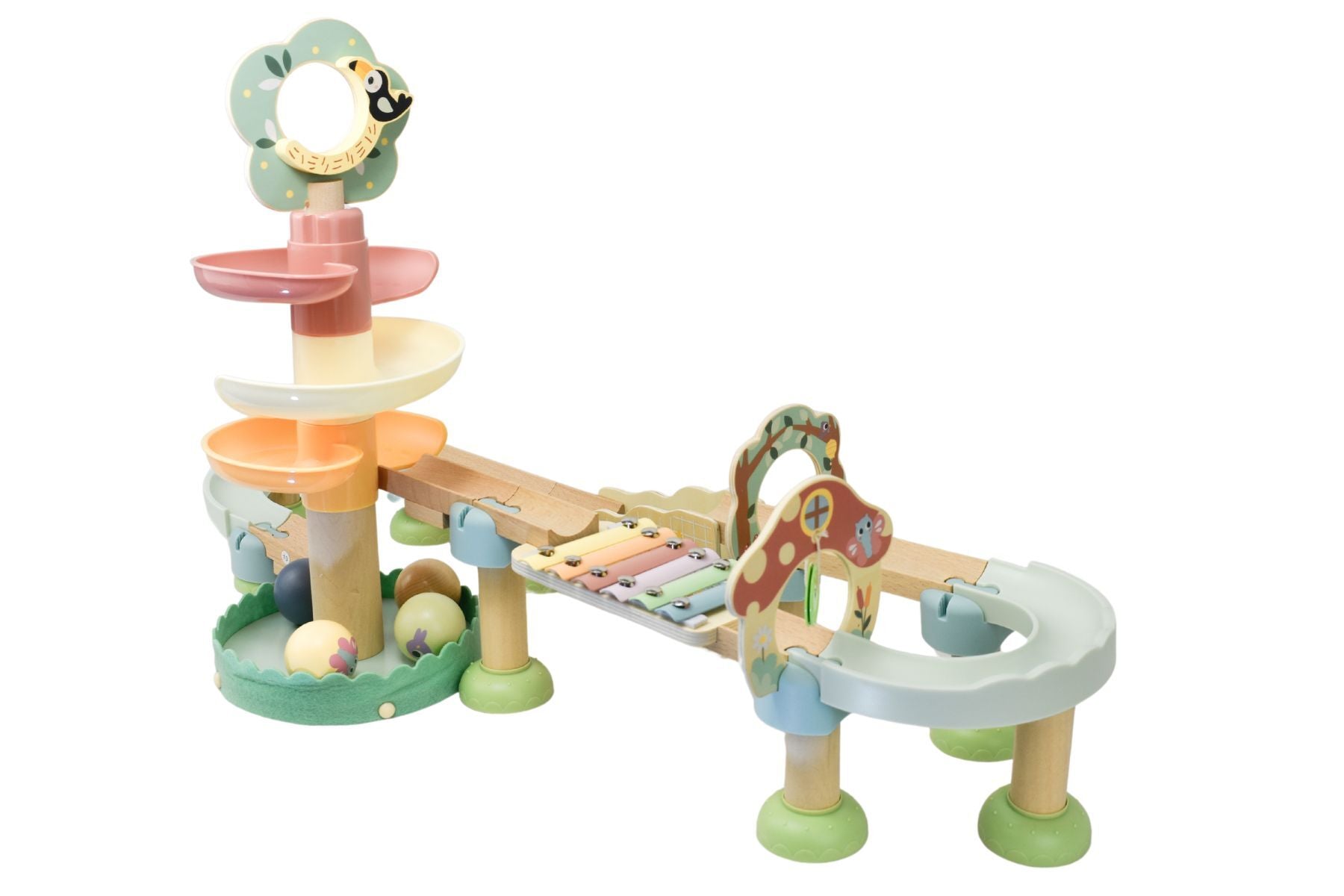 MY FOREST FRIENDS BALL DROP TRACK SET - Bamboo Sprout