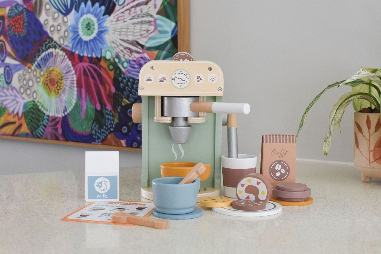 WOODEN BARISTA COFFEE MACHINE SET - Bamboo Sprout