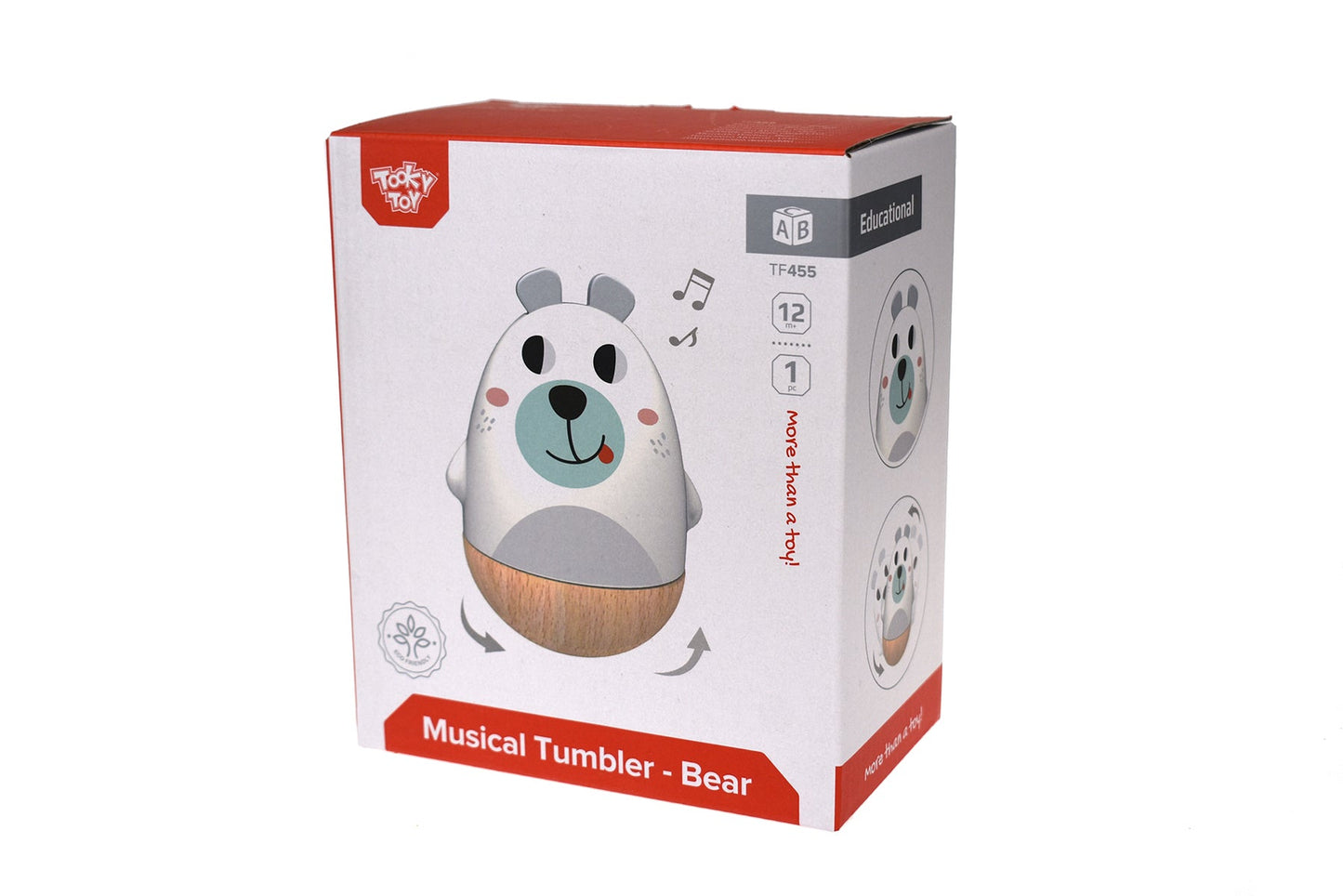 WIND UP MUSICAL TUMBLER - BEAR - Bamboo Sprout