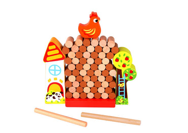 CHICKEN DROP BLOCK GAME - Bamboo Sprout
