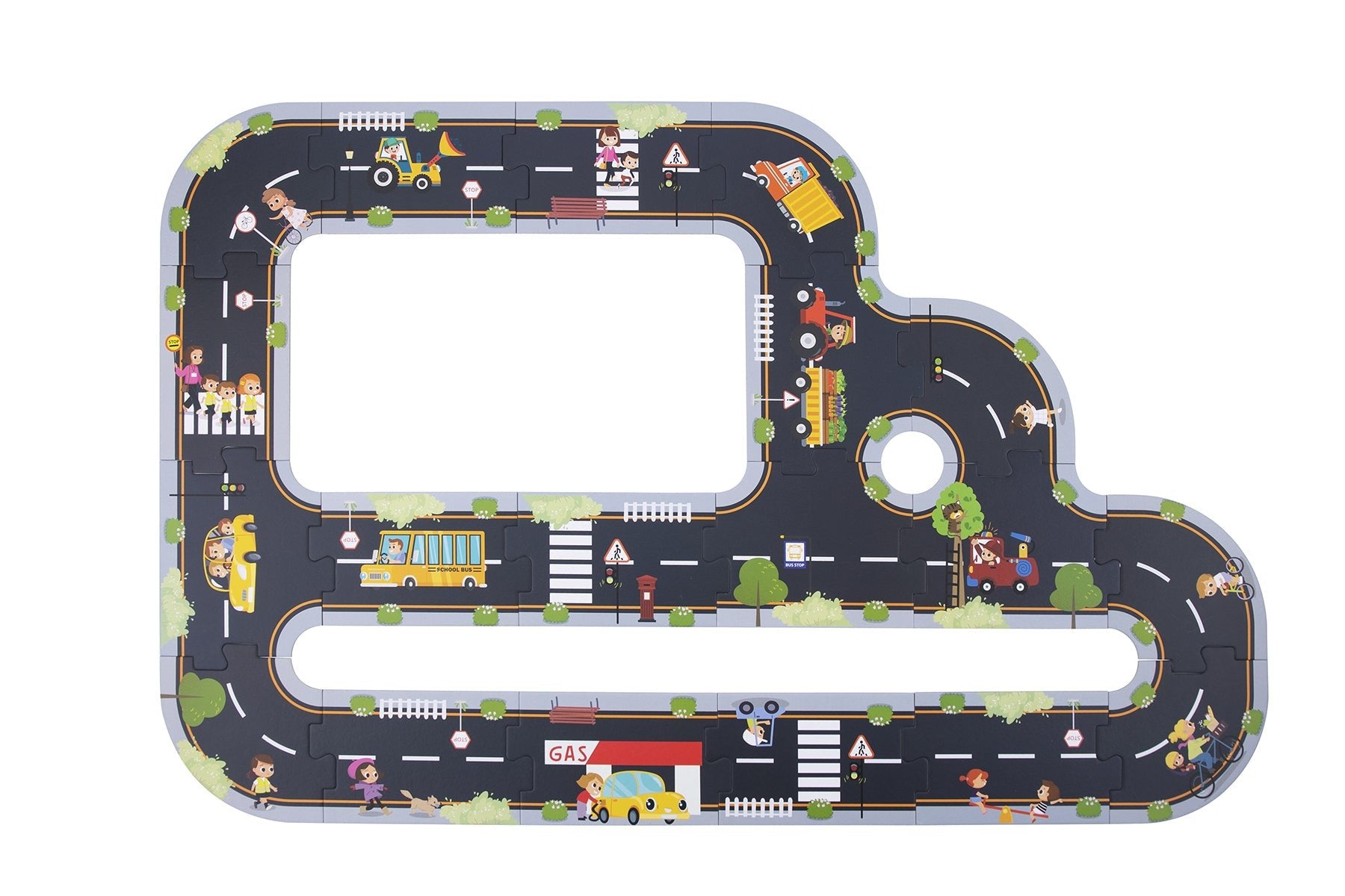 CITY ROAD PUZZLE PLAYMAT - Bamboo Sprout