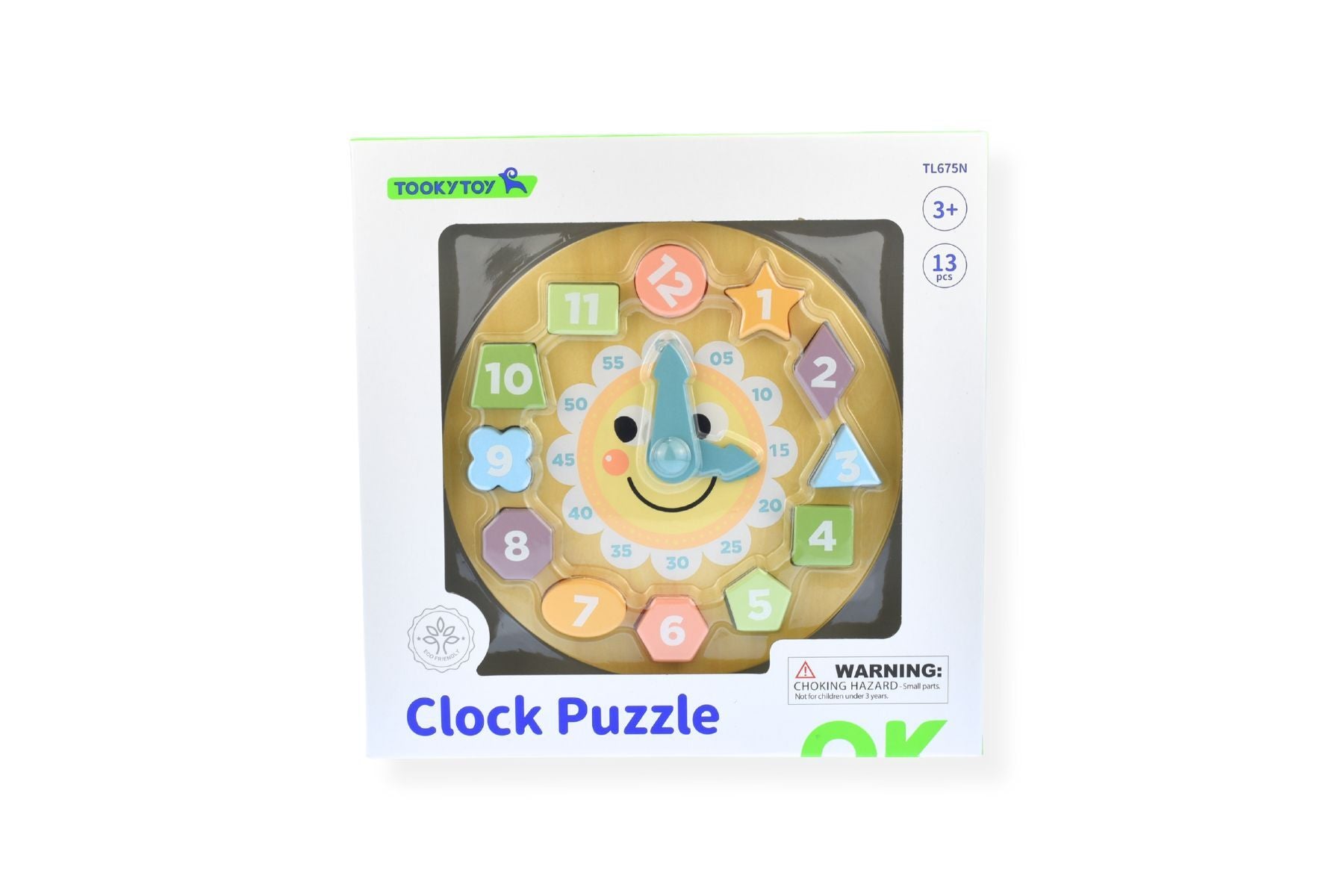 MY FOREST FRIENDS WOODEN CLOCK SHAPE SORTER PUZZLE - Bamboo Sprout