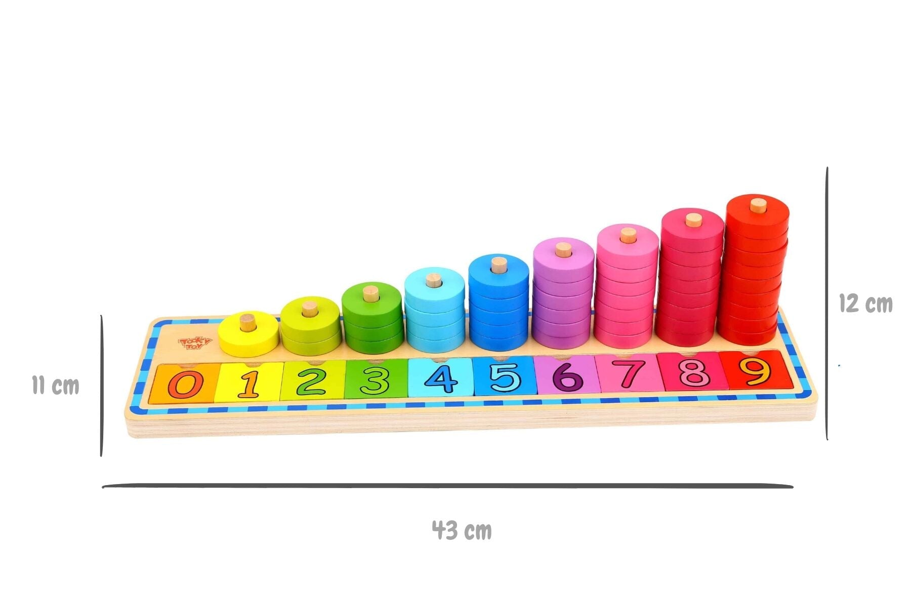 COUNTING STACKER PUZZLE BOARD - Bamboo Sprout