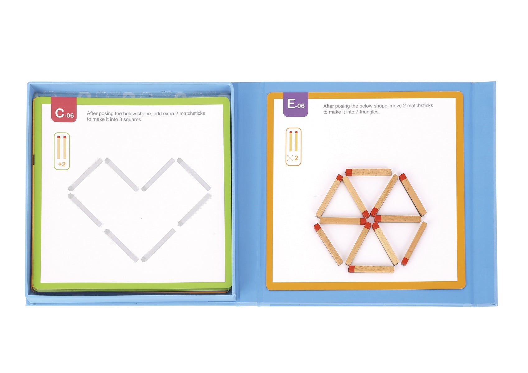CREATIVE MATCHSTICKS PUZZLE GAME - Bamboo Sprout