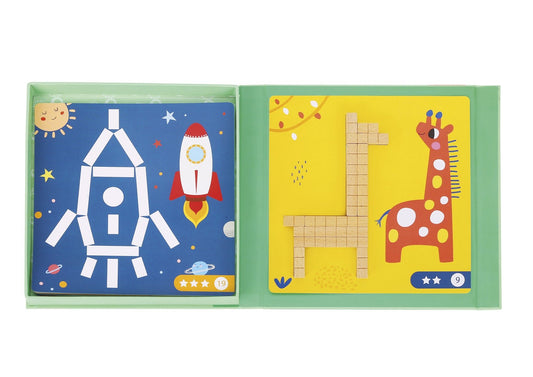 CREATIVE MATH STICKS PUZZLE GAME - Bamboo Sprout