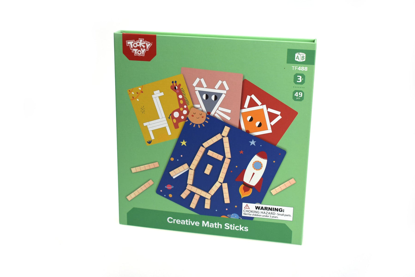 CREATIVE MATH STICKS PUZZLE GAME - Bamboo Sprout