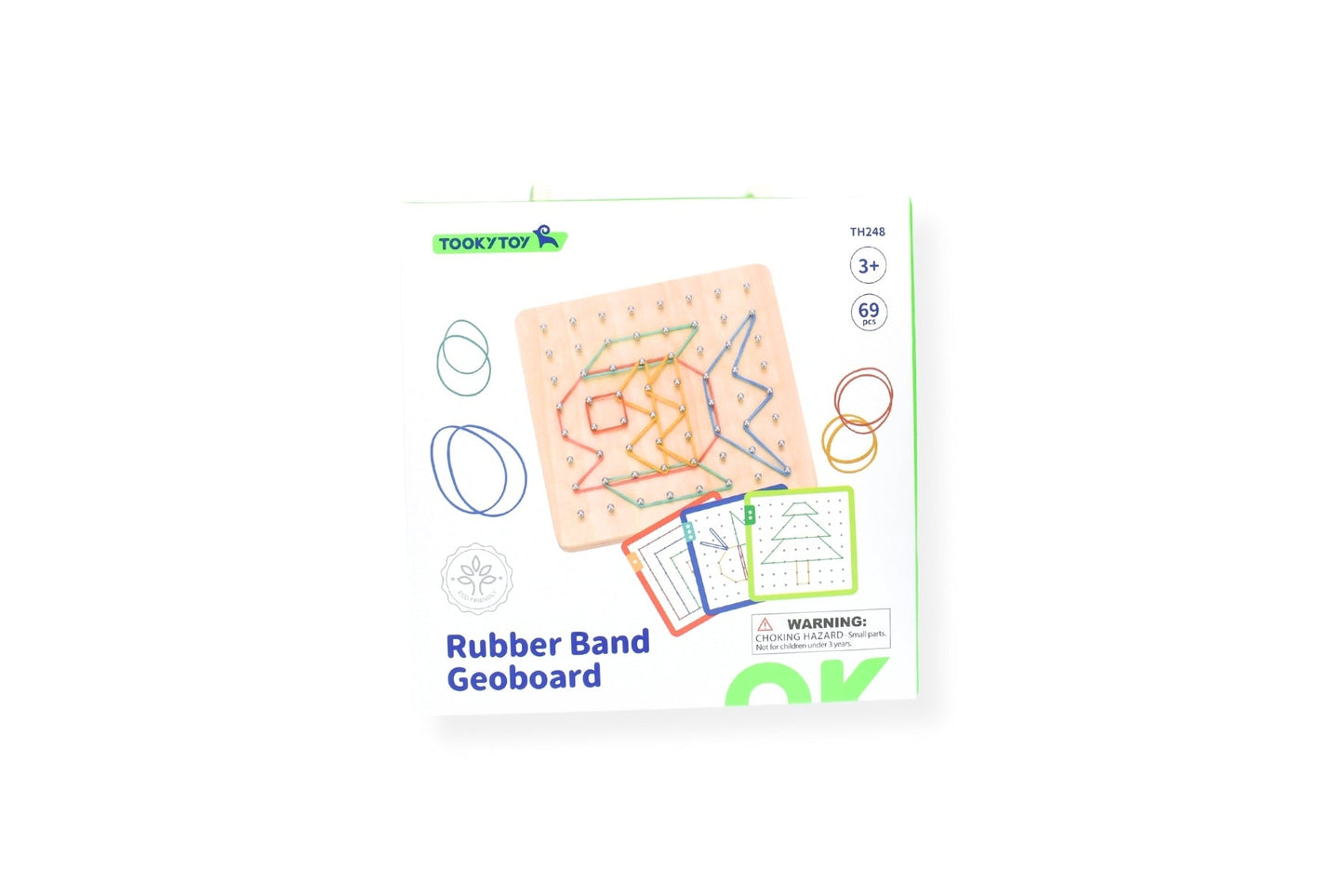 CREATIVE RUBBER BAND GEOBOARD PATTERN PUZZLE GAME - Bamboo Sprout