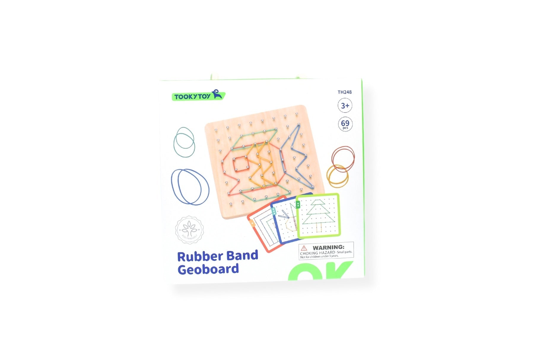 CREATIVE RUBBER BAND GEOBOARD PATTERN PUZZLE GAME - Bamboo Sprout