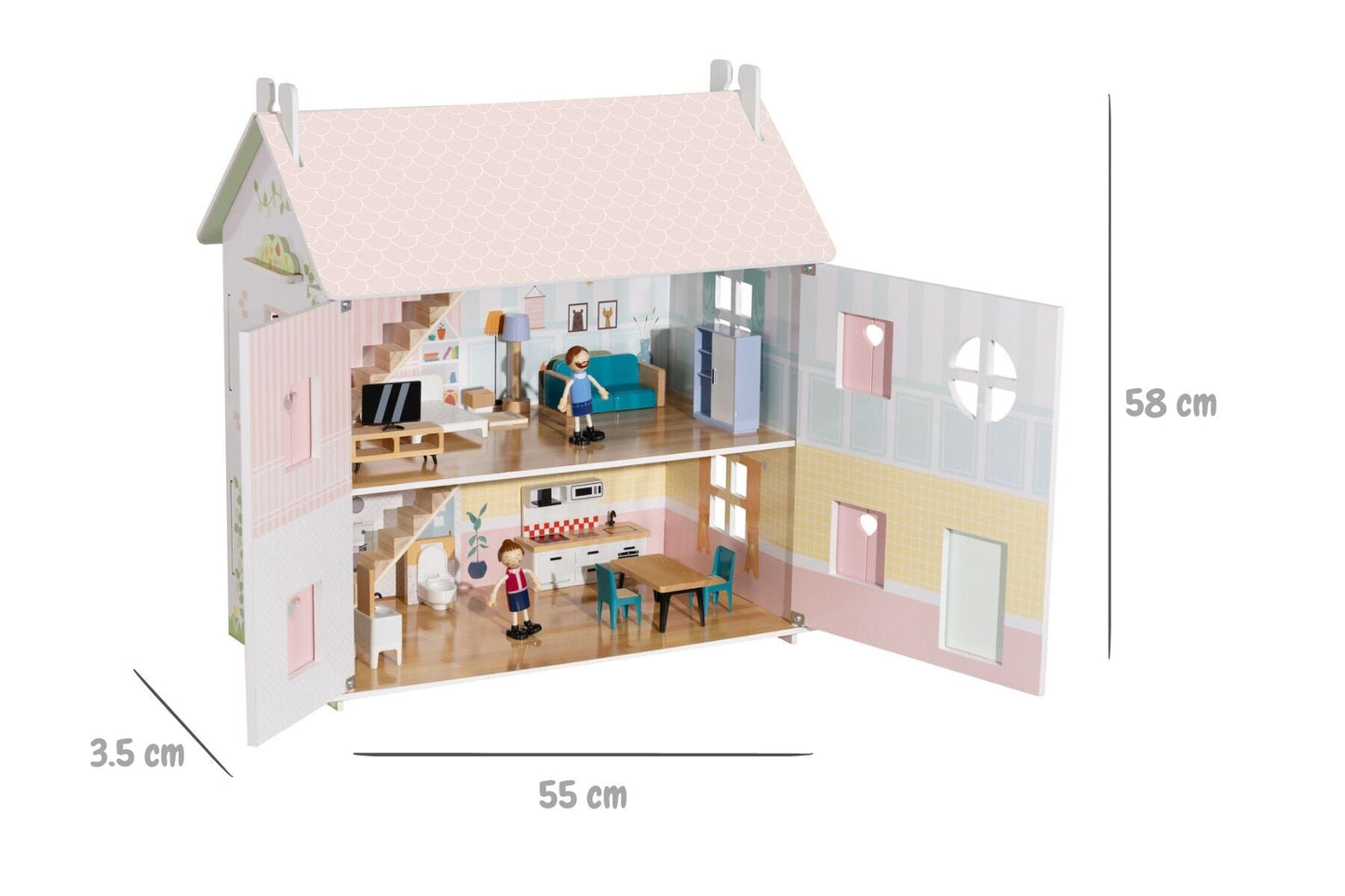 WOODEN DOLL HOUSE - Bamboo Sprout