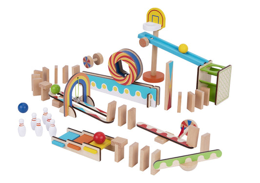 DOMINO RUN BUILDING SET LARGE - Bamboo Sprout