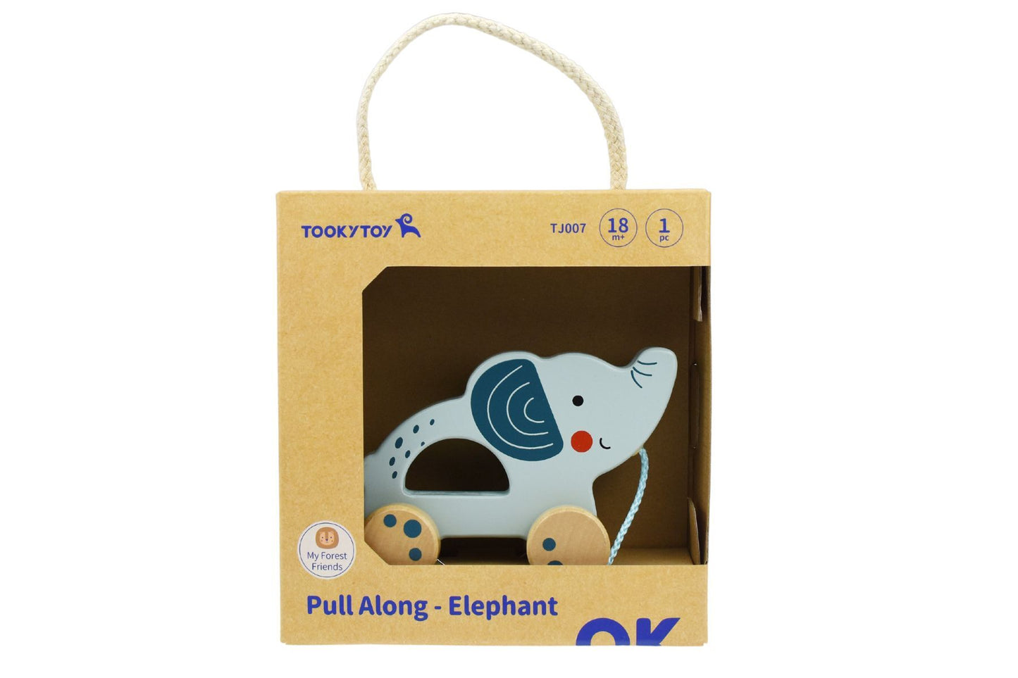 MY FOREST FRIENDS PULL ALONG - ELEPHANT - Bamboo Sprout