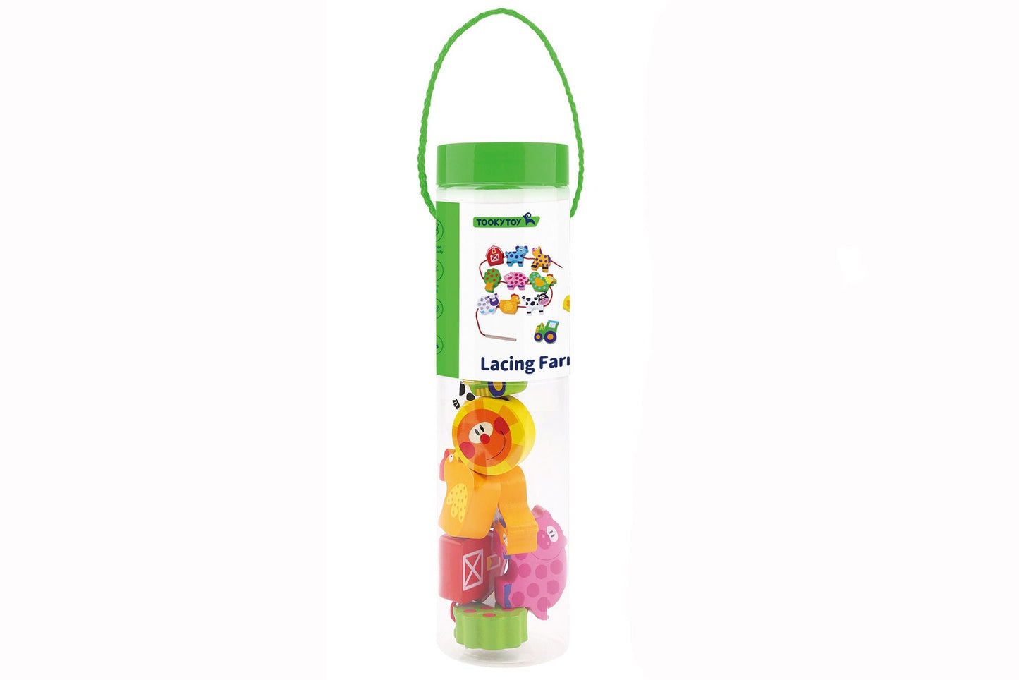 LACING BLOCKS - FARM ANIMALS - Bamboo Sprout