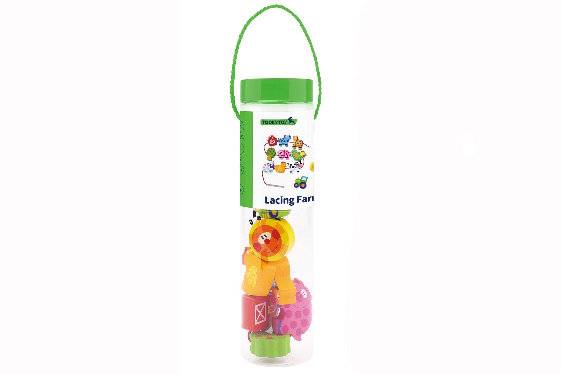 LACING BLOCKS - FARM ANIMALS - Bamboo Sprout