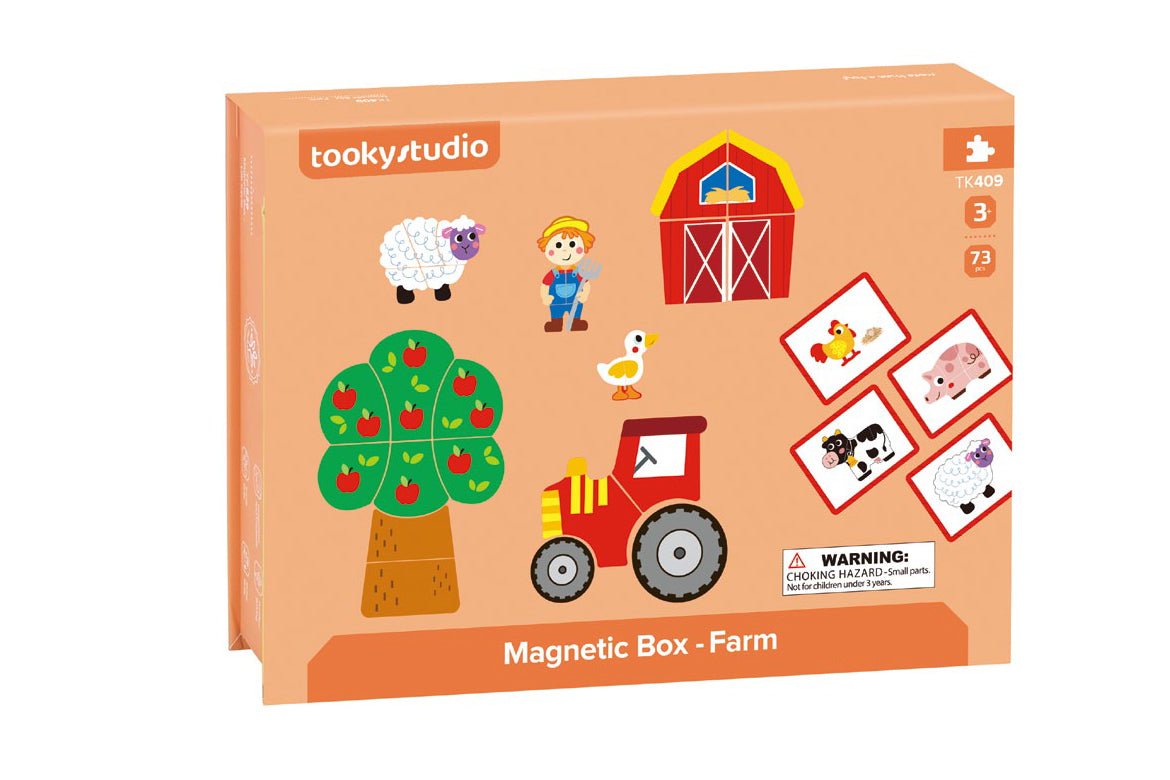 MAGNETIC TRAVEL PLAY BOX - FARM - Bamboo Sprout