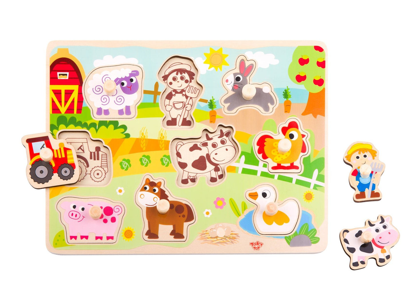 FARM PEG PUZZLE - Bamboo Sprout