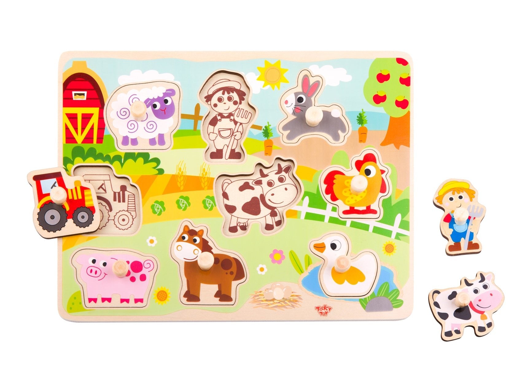 FARM PEG PUZZLE - Bamboo Sprout
