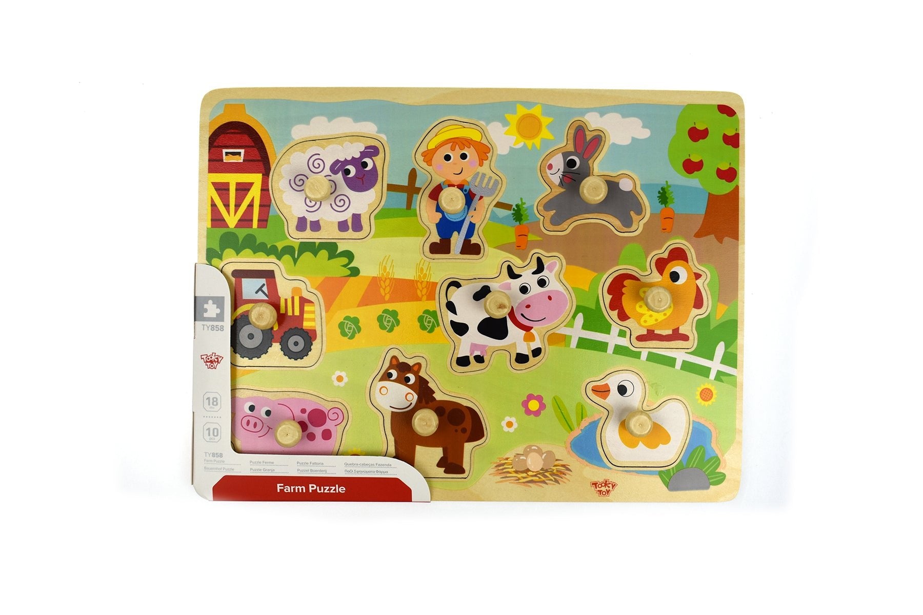FARM PEG PUZZLE - Bamboo Sprout