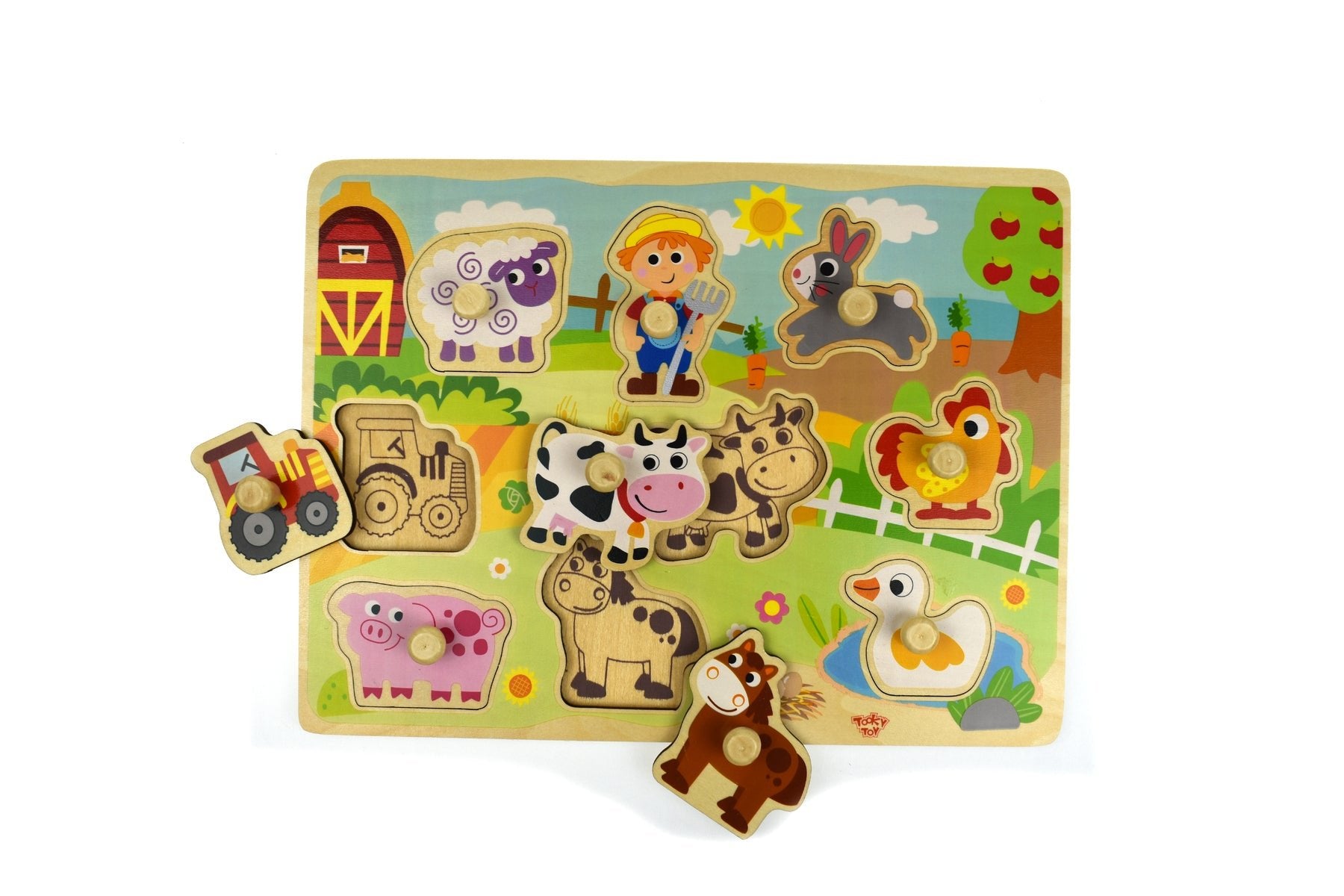 FARM PEG PUZZLE - Bamboo Sprout