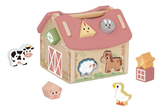 MY FOREST FRIENDS FARMHOUSE SHAPE SORTER - Bamboo Sprout