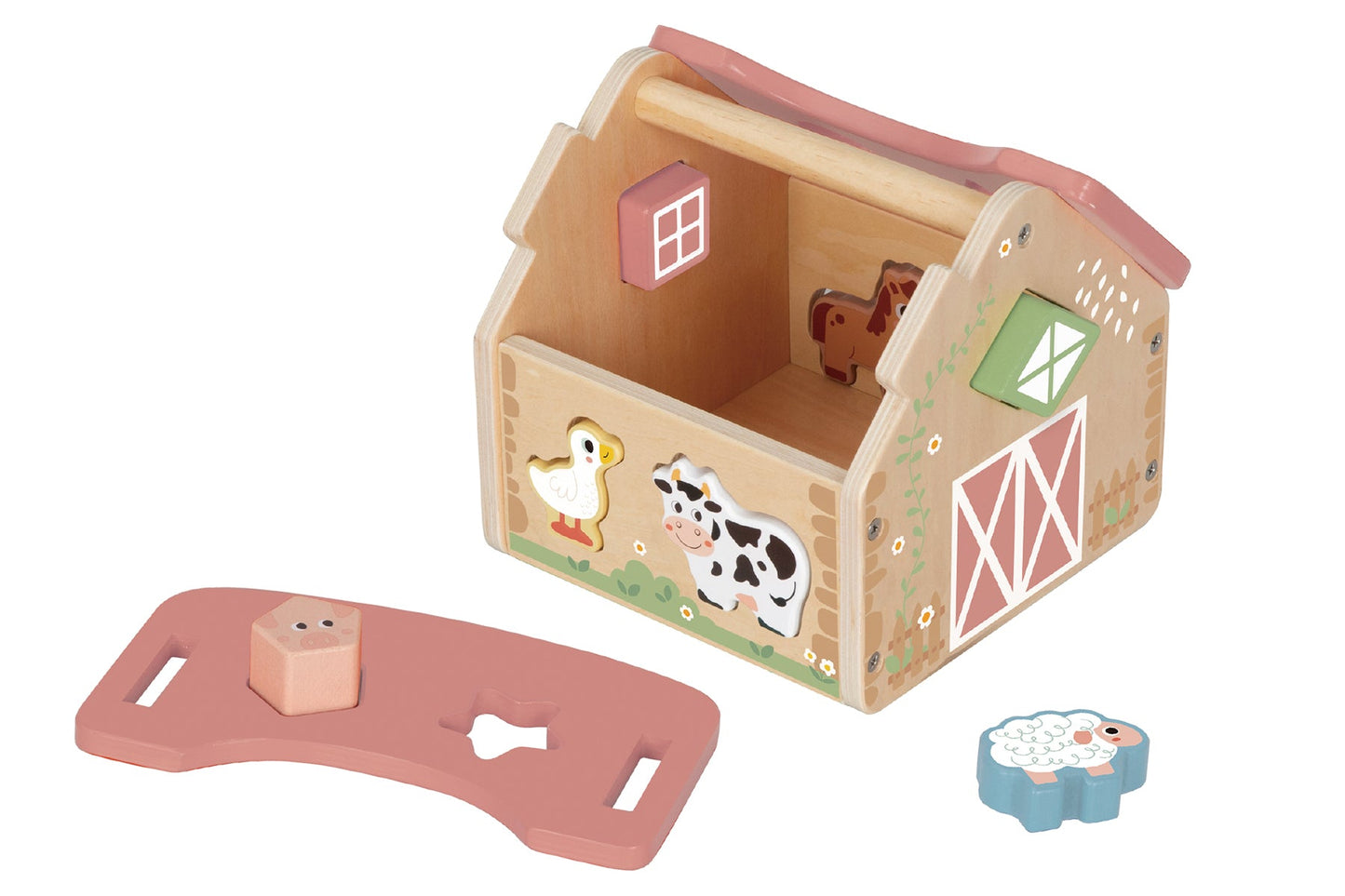 MY FOREST FRIENDS FARMHOUSE SHAPE SORTER - Bamboo Sprout