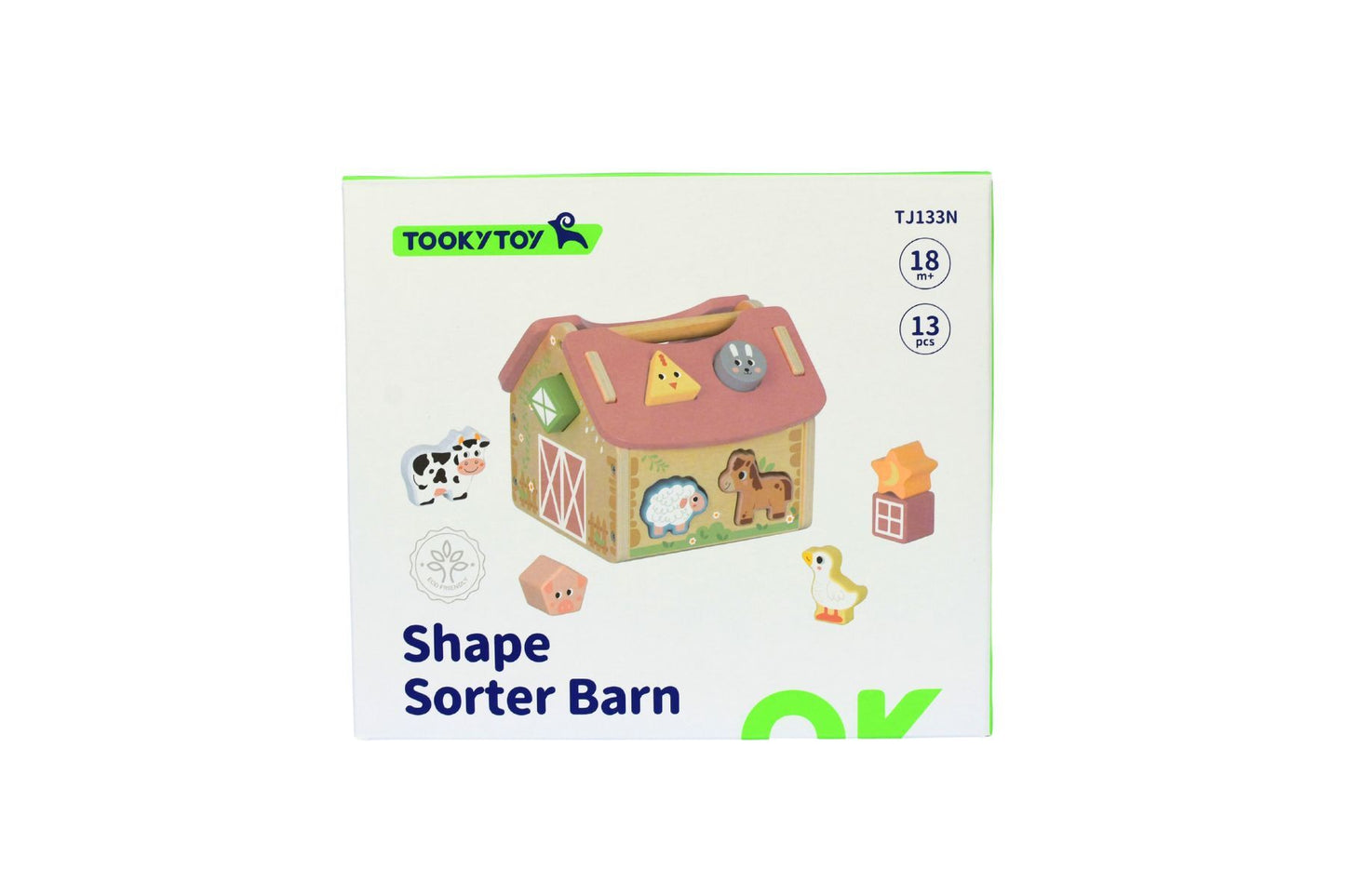 MY FOREST FRIENDS FARMHOUSE SHAPE SORTER - Bamboo Sprout