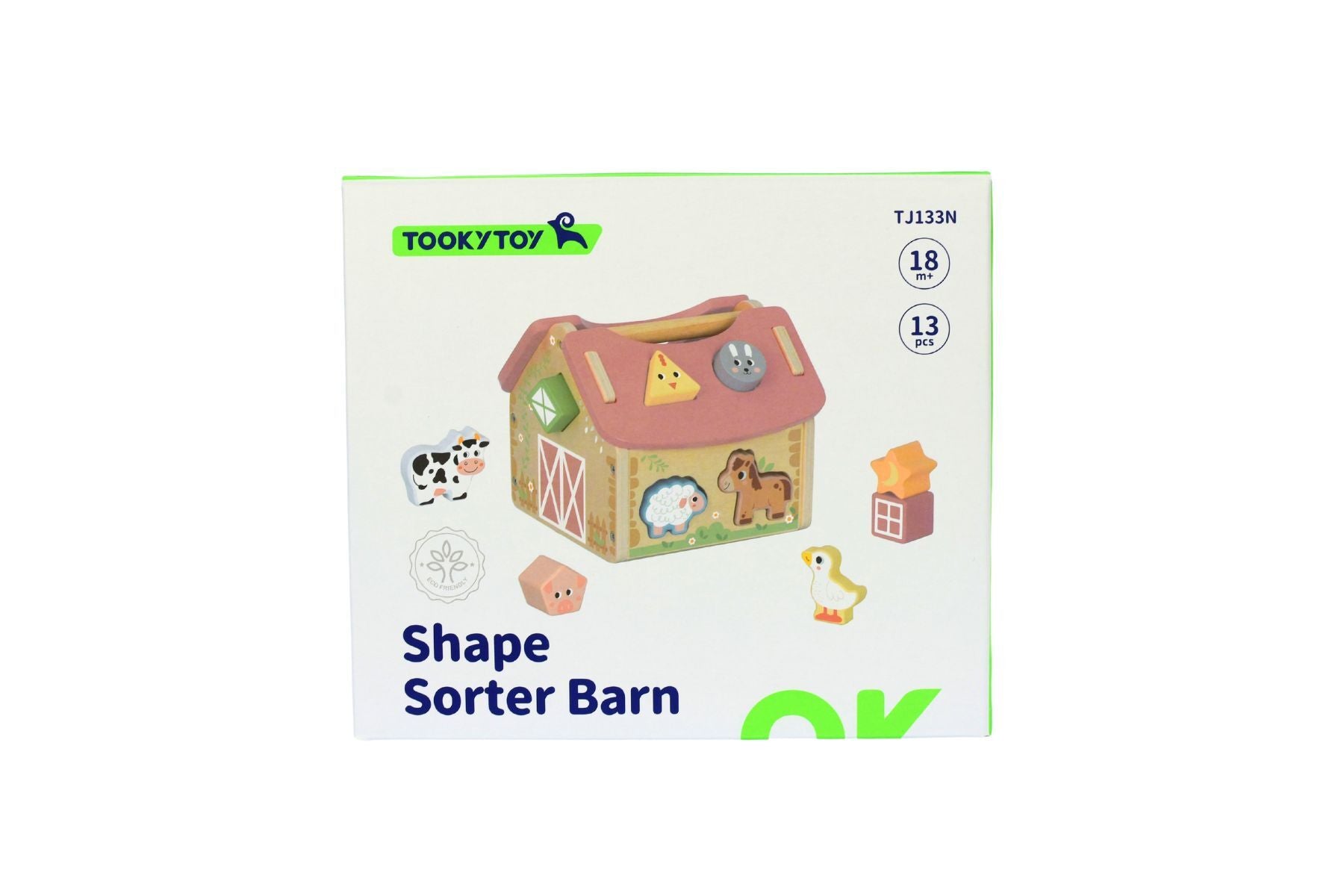 MY FOREST FRIENDS FARMHOUSE SHAPE SORTER - Bamboo Sprout