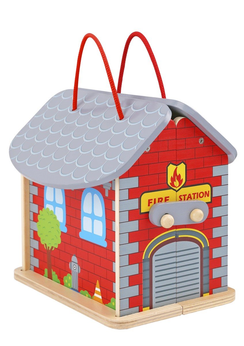 FIREMAN PLAYSET WITH CARRY BOX - Bamboo Sprout