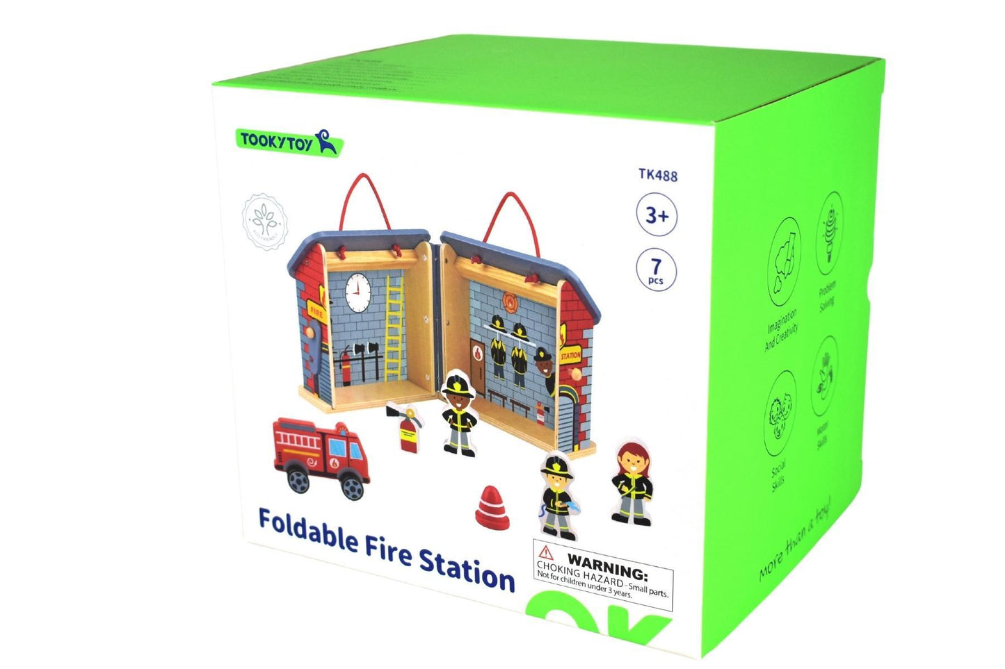 FIREMAN PLAYSET WITH CARRY BOX - Bamboo Sprout