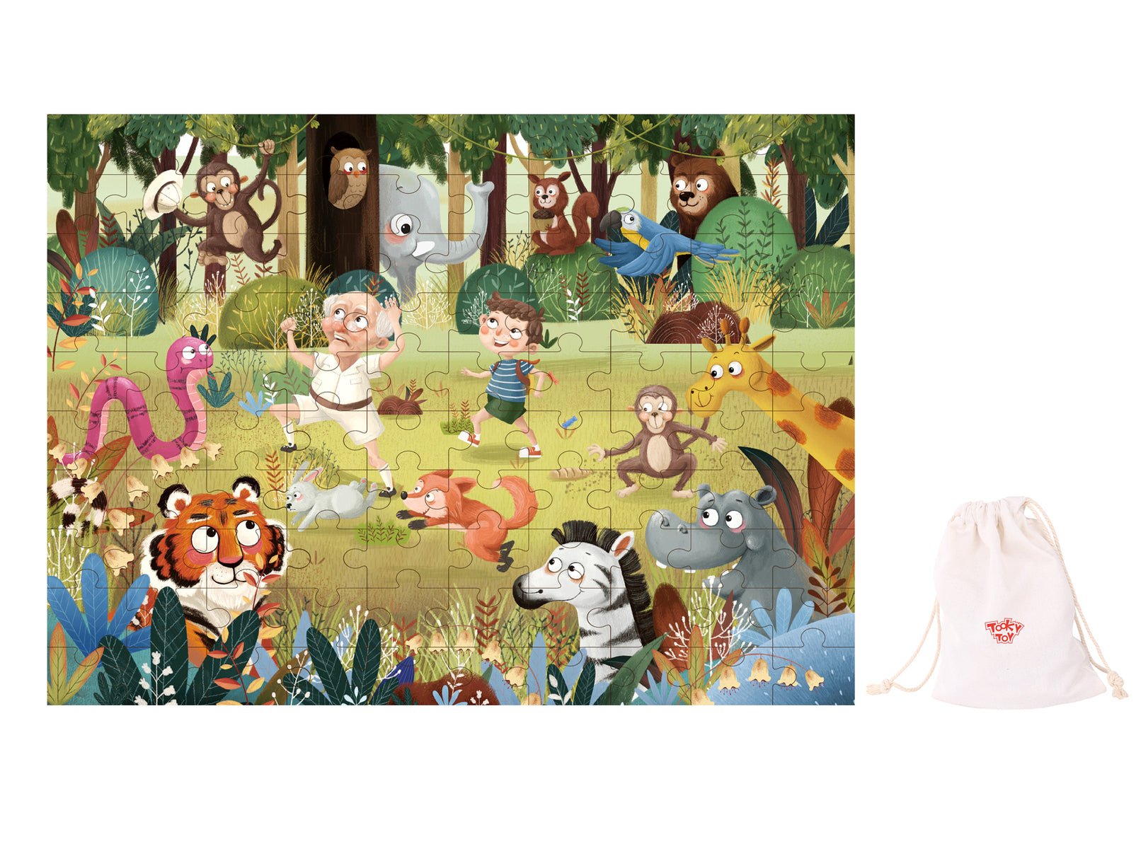 FOREST JIGSAW PUZZLE 100PCS - Bamboo Sprout