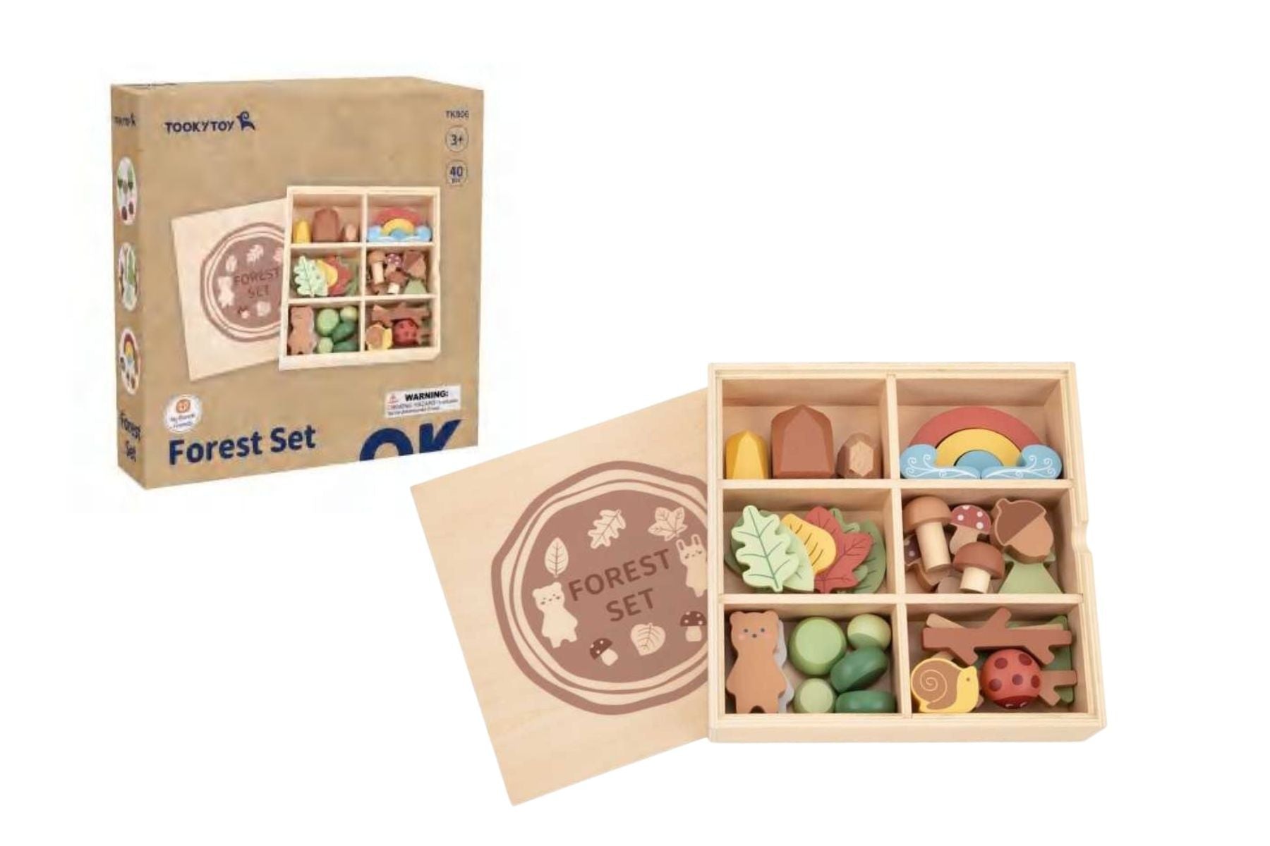 MY FOREST FRIENDS WOODEN FOREST SET - Bamboo Sprout