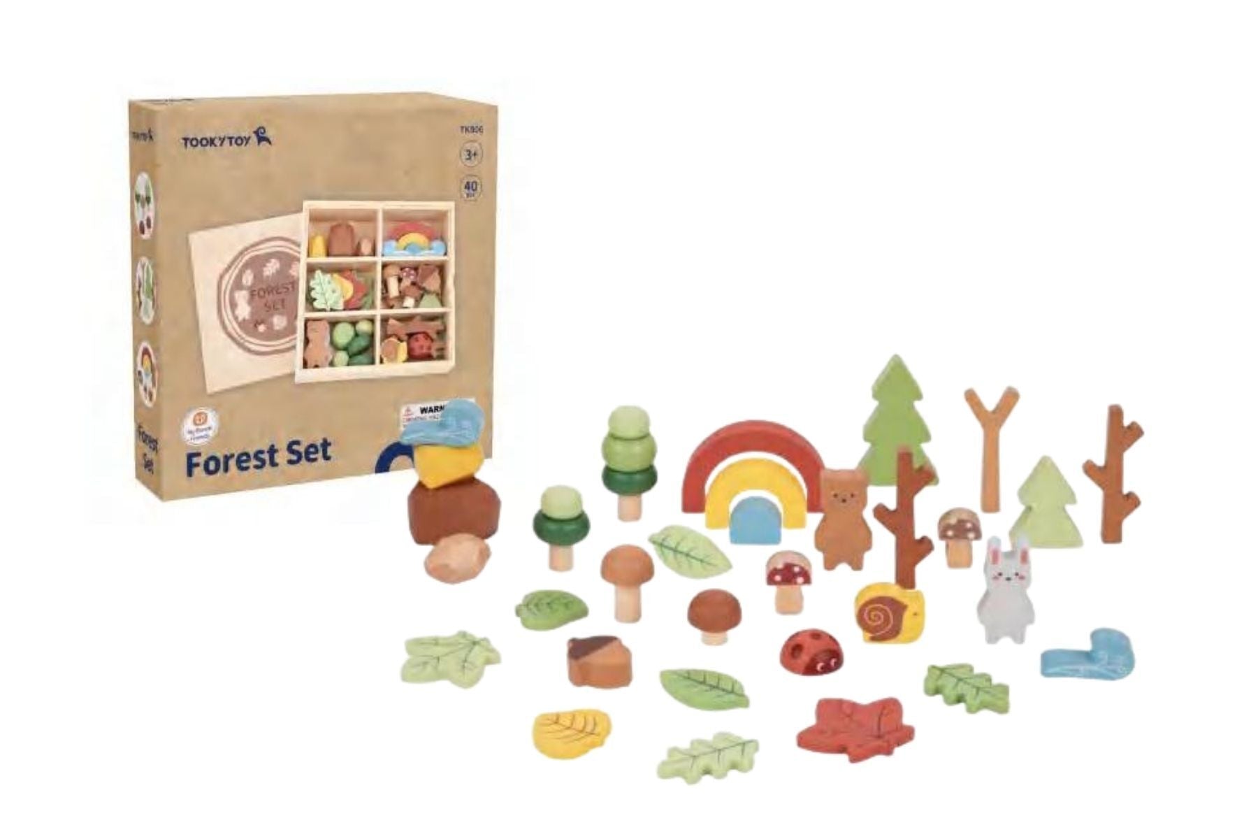 MY FOREST FRIENDS WOODEN FOREST SET - Bamboo Sprout