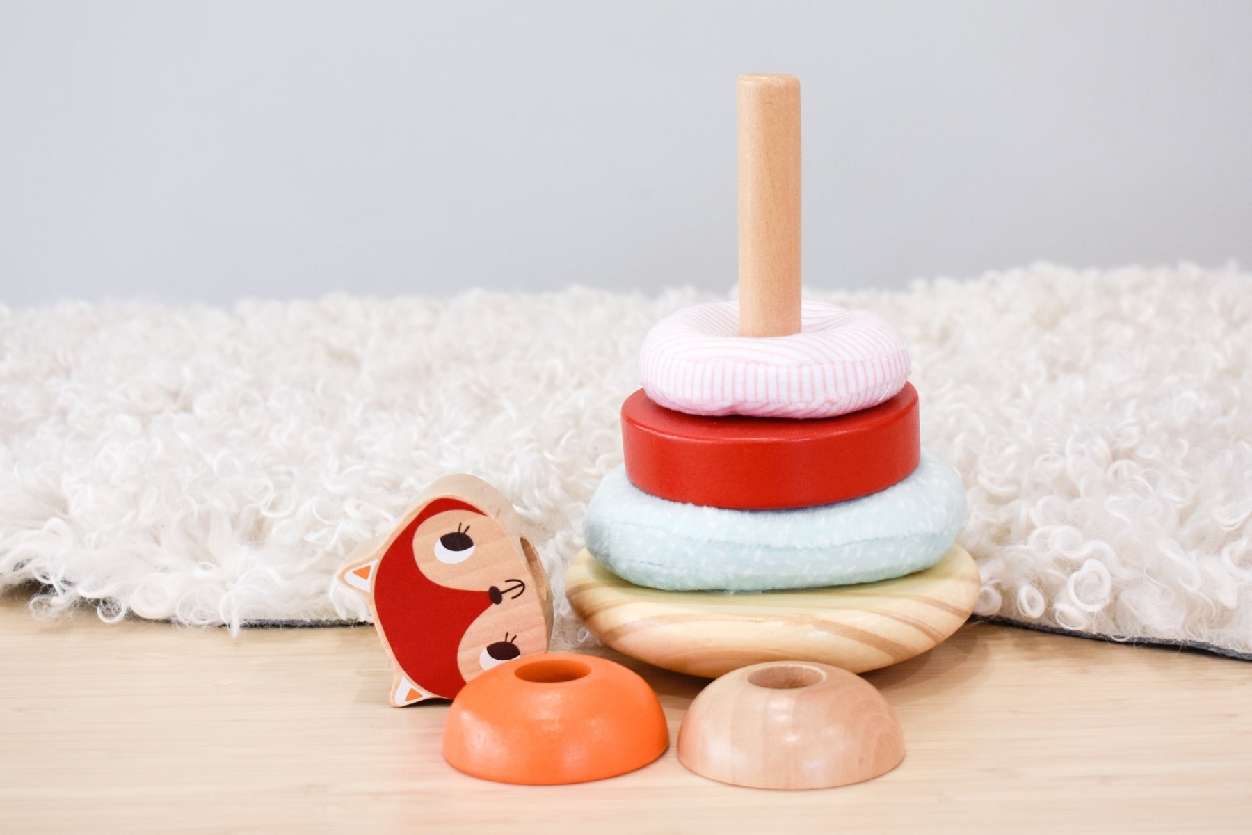 FOX SENSORY STACKING TOWER - Bamboo Sprout