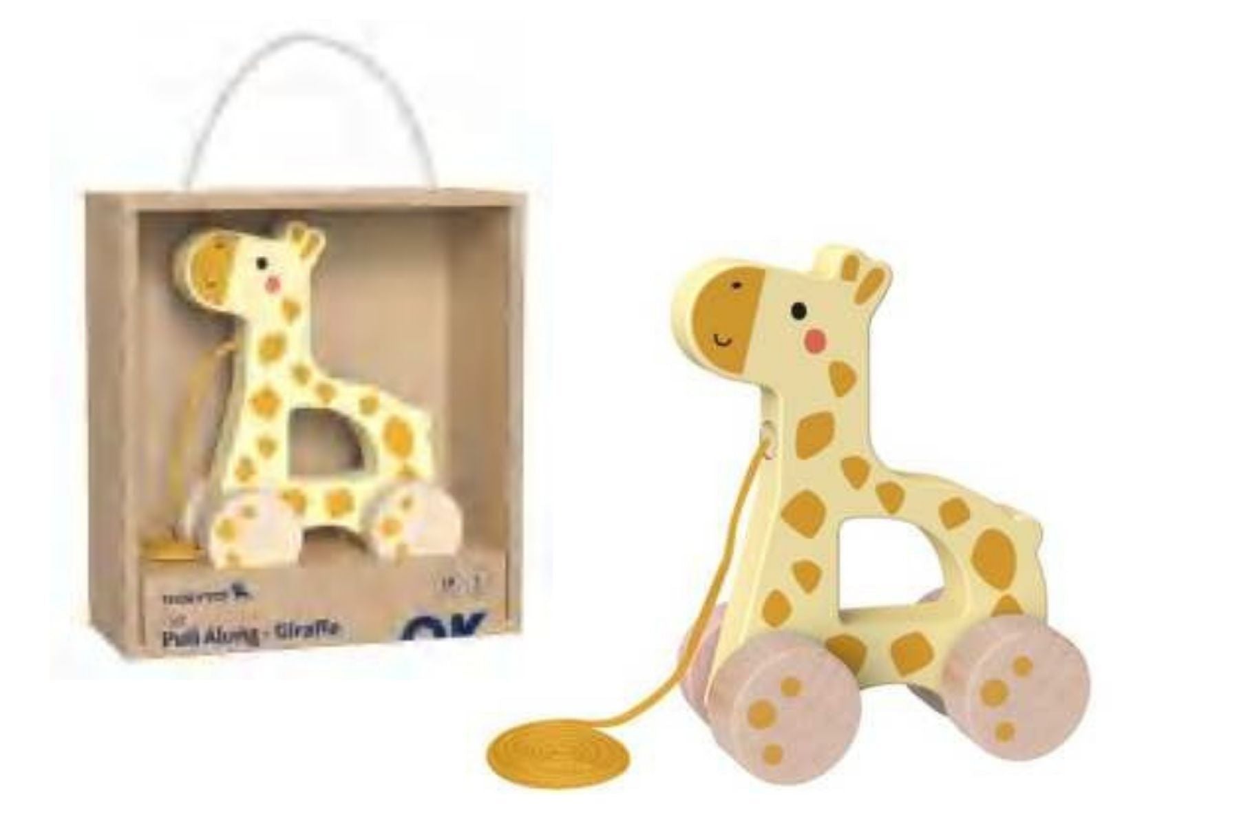 MY FOREST FRIENDS PULL ALONG - GIRAFFE - Bamboo Sprout