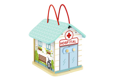 HOSPITAL PLAYSET WITH CARRY BOX - Bamboo Sprout