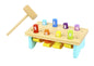 WOODEN KNOCK BENCH WITH 8 PINS - Bamboo Sprout