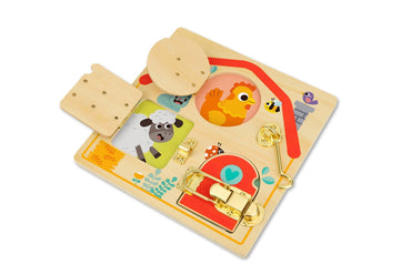 LATCHES ACTIVITY WOODEN PUZZLE BOARD - Bamboo Sprout