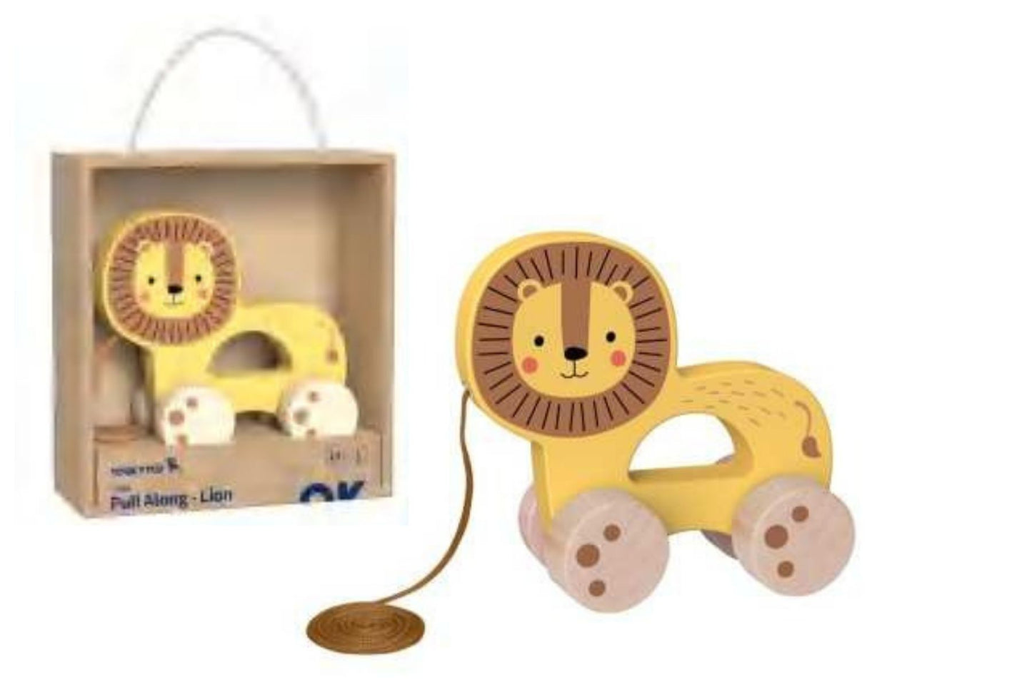 MY FOREST FRIENDS PULL ALONG - LION - Bamboo Sprout