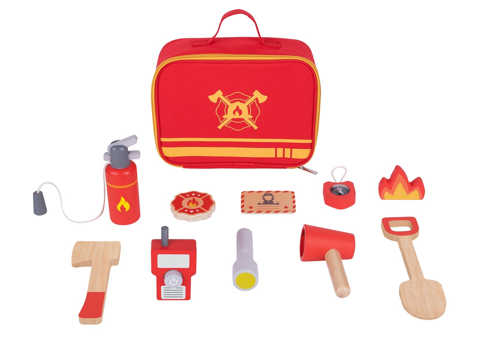 LITTLE FIREFIGHTER PLAY SET IN CARRY BAG - Bamboo Sprout