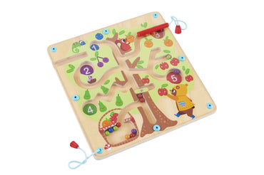 MAGNETIC COUNTING FRUIT BALL MAZE TREE - Bamboo Sprout
