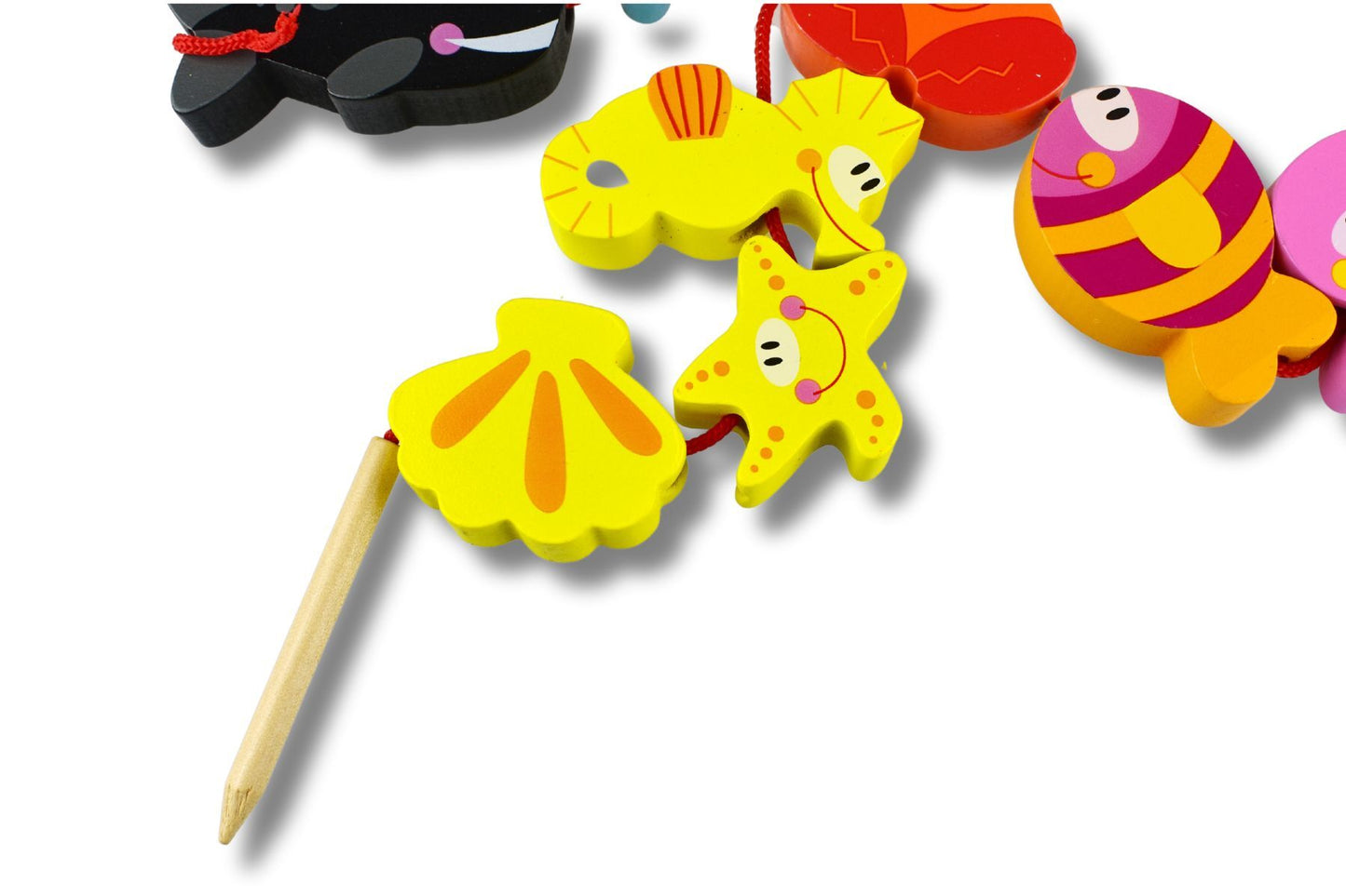 LACING BLOCKS - MARINE ANIMALS - Bamboo Sprout