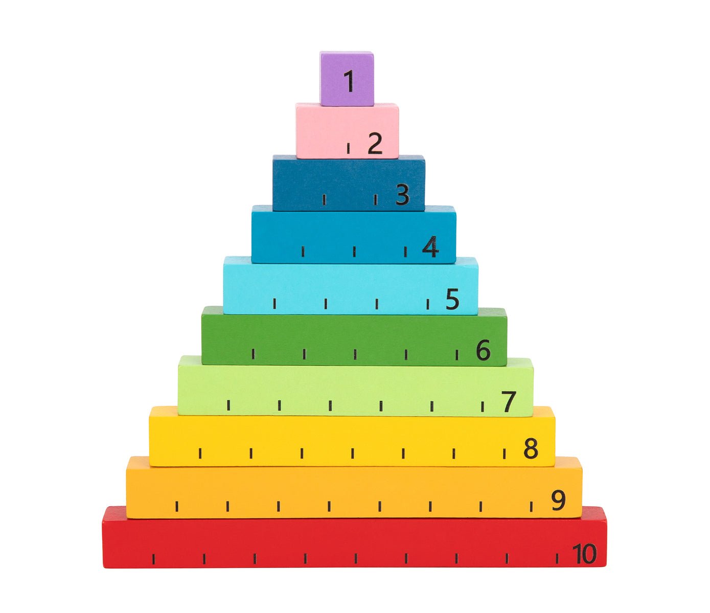 MATHS LEARNING RODS COUNTING GAME BOARD - Bamboo Sprout