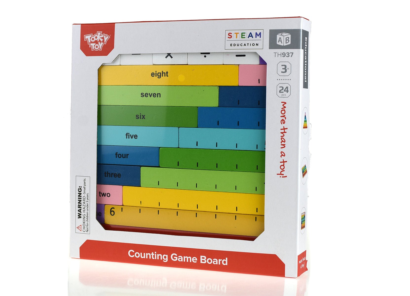 MATHS LEARNING RODS COUNTING GAME BOARD - Bamboo Sprout