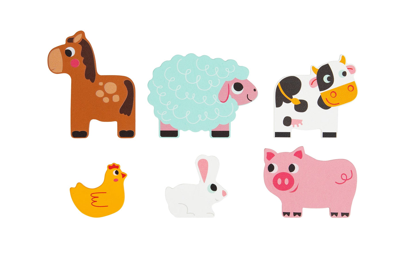 MULTI - LAYERED FARM ANIMAL PUZZLE - Bamboo Sprout