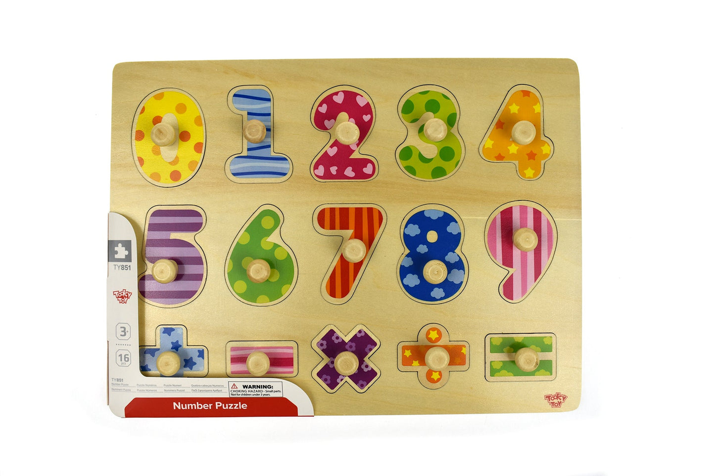 NUMBERS MATHS PEG PUZZLE - Bamboo Sprout
