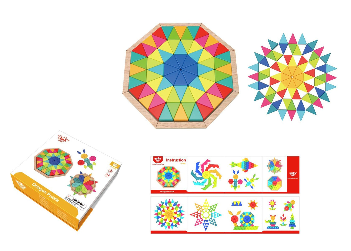 OCTAGON MOSAIC PUZZLE - Bamboo Sprout