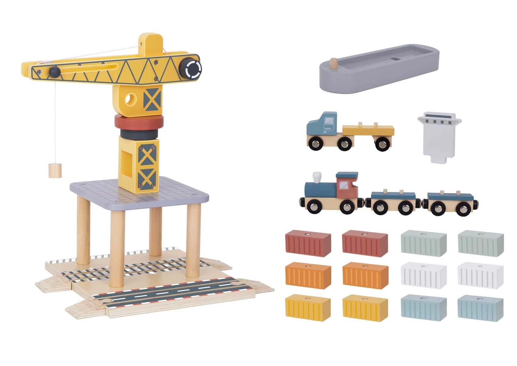 PORT CRANE CARGO SET - Bamboo Sprout