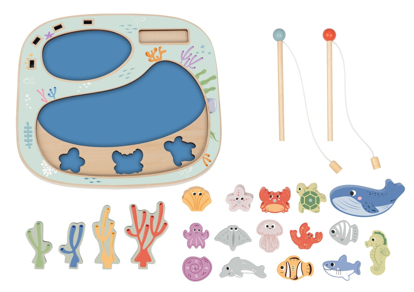 ROCKPOOL FISHING & BALANCE GAME - Bamboo Sprout