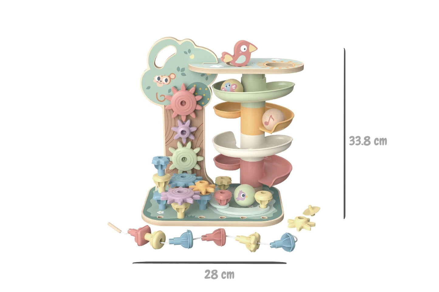 MY FOREST FRIENDS ROLLING AND STACKING ACTIVITY SET - Bamboo Sprout