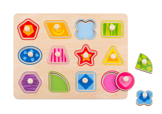 SHAPE PEG PUZZLE - Bamboo Sprout