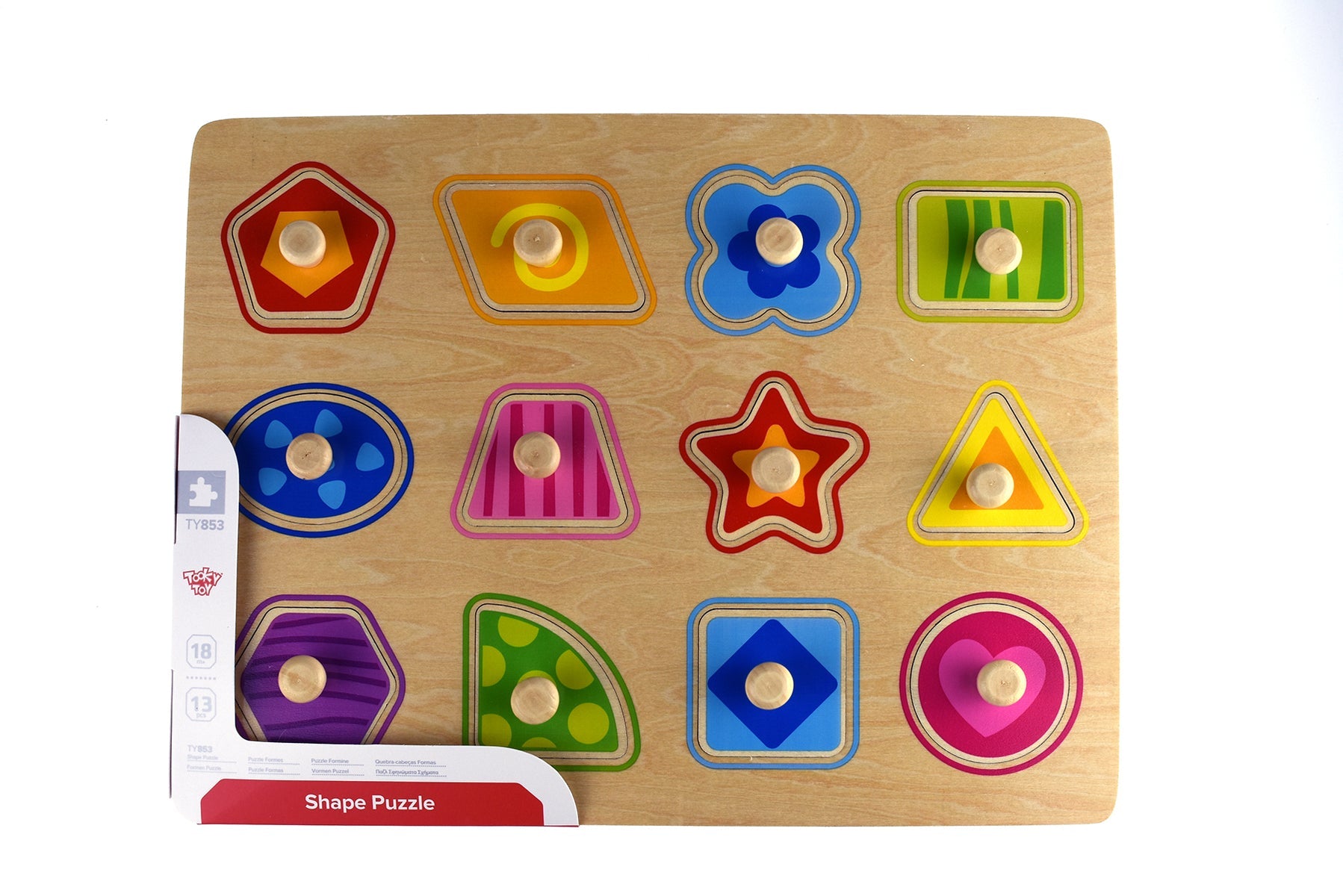SHAPE PEG PUZZLE - Bamboo Sprout
